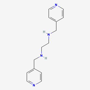 molecular formula C14H18N4 B14154767 N1,N2-Bis(pyridin-4-ylmethyl)ethane-1,2-diamine CAS No. 7254-15-1