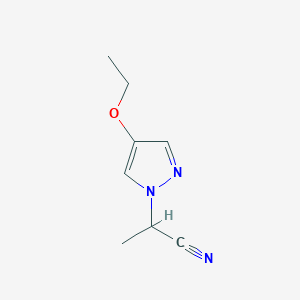 2-(4-Ethoxy-1H-pyrazol-1-yl)propanenitrile