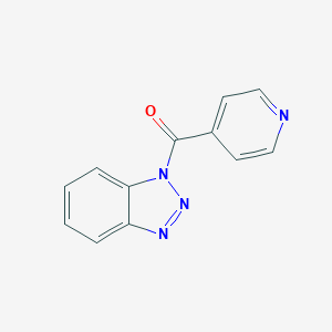 molecular formula C12H8N4O B141548 1-(4-Pyridylcarbonyl)benzotriazole CAS No. 144223-31-4