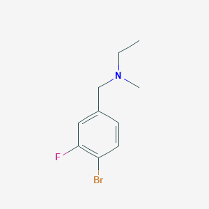 [(4-Bromo-3-fluorophenyl)methyl](ethyl)methylamine