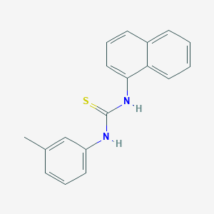 molecular formula C18H16N2S B14154836 1-(3-Methylphenyl)-3-naphthalen-1-ylthiourea CAS No. 22937-98-0