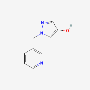 molecular formula C9H9N3O B1415485 1-Pyridin-3-ylmethyl-1H-pyrazol-4-ol CAS No. 1395034-96-4