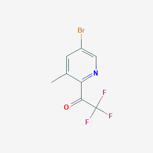1-(5-Bromo-3-methylpyridin-2-yl)-2,2,2-trifluoroethan-1-one
