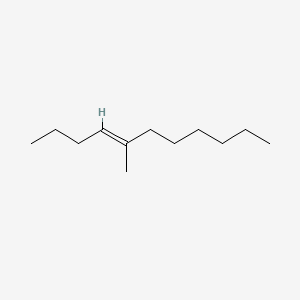 molecular formula C12H24 B14154860 4-Undecene, 5-methyl-, (E)- CAS No. 41851-94-9