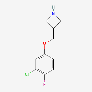 3-[(3-Chloro-4-fluorophenoxy)methyl]azetidine