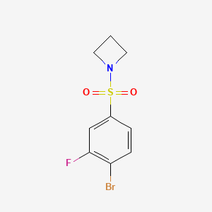 1-(4-Bromo-3-fluorobenzenesulfonyl)azetidine