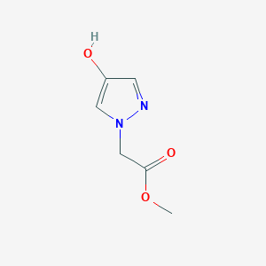 (4-Hydroxypyrazol-1-yl)-acetic acid methyl ester