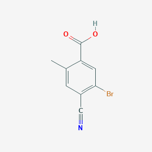 5-Bromo-4-cyano-2-methylbenzoic acid