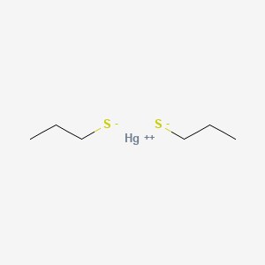 molecular formula C6H14HgS2 B14154990 Mercury, bis(propylthiolato)- CAS No. 4080-28-8