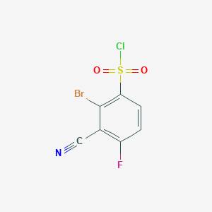 2-Bromo-3-cyano-4-fluorobenzenesulfonyl chloride