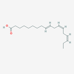 molecular formula C18H30O2 B14155015 9E,12Z,15Z-octadecatrienoic acid CAS No. 21661-09-6