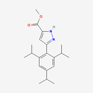 5-(2,4,6-Triisopropylphenyl)-1H-pyrazole-3-carboxylic acid methyl ester