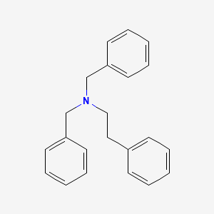 molecular formula C22H23N B14155063 N,N-dibenzyl-2-phenylethanamine CAS No. 5636-54-4
