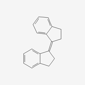 molecular formula C18H16 B14155079 1-(1-Indanyliden)indan CAS No. 17666-94-3