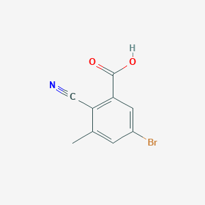 5-Bromo-2-cyano-3-methylbenzoic acid