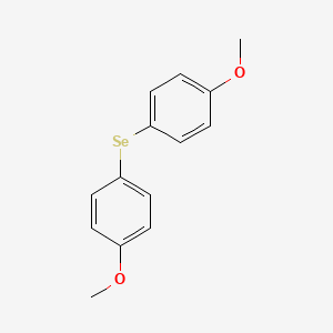 molecular formula C14H14O2Se B14155103 Bis(p-methoxyphenyl)selenide CAS No. 22216-66-6