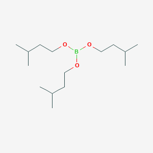 molecular formula C15H33BO3 B14155194 Tris(3-methylbutyl) borate CAS No. 4396-02-5