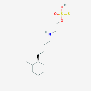 molecular formula C14H29NO3S2 B14155220 S-2-((4-(2,4-Dimethylcyclohexyl)butyl)amino)ethyl thiosulfate CAS No. 21209-11-0