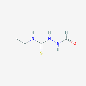 molecular formula C4H9N3OS B14155278 N-ethyl-2-formylhydrazinecarbothioamide CAS No. 31409-15-1