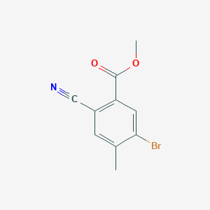 Methyl 5-bromo-2-cyano-4-methylbenzoate