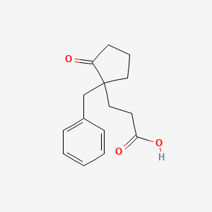 molecular formula C15H18O3 B14155365 1-Benzyl-2-oxocyclopentanepropionic acid CAS No. 3645-83-8