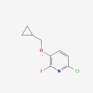 6-Chloro-3-(cyclopropylmethoxy)-2-iodopyridine