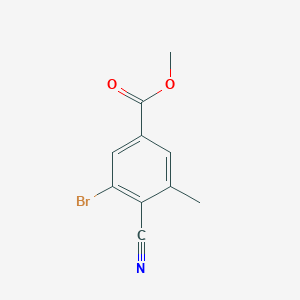 Methyl 3-bromo-4-cyano-5-methylbenzoate