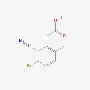 3-Bromo-2-cyano-6-methylphenylacetic acid