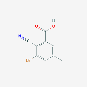 3-Bromo-2-cyano-5-methylbenzoic acid