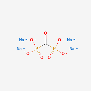 molecular formula CNa4O7P2 B14155637 Tetrasodium carbonyldiphosphonate CAS No. 14255-62-0