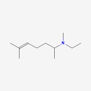 molecular formula C11H23N B14155695 N-Ethyl-N,1,5-trimethyl-4-hexenylamine CAS No. 100535-00-0
