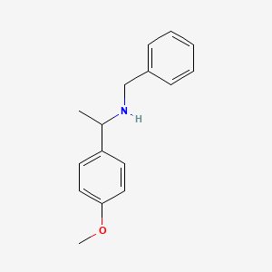 molecular formula C16H19NO B14155804 N-benzyl-1-(4-methoxyphenyl)ethan-1-amine CAS No. 14429-03-9