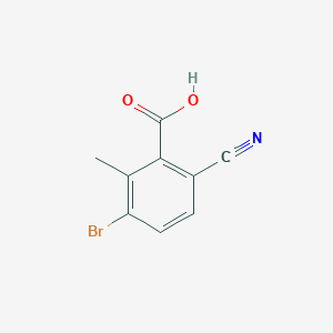 3-Bromo-6-cyano-2-methylbenzoic acid
