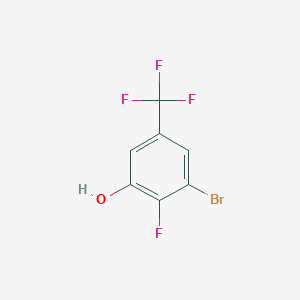 molecular formula C7H3BrF4O B1415582 3-Bromo-2-fluoro-5-(trifluoromethyl)phenol CAS No. 1807005-89-5