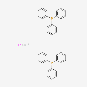 molecular formula C36H30CuIP2 B14155918 Iodobis(triphenylphosphino)copper CAS No. 16109-82-3