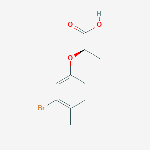 (2R)-2-(3-bromo-4-methylphenoxy)propanoic acid