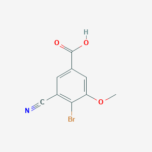 4-Bromo-3-cyano-5-methoxybenzoic acid