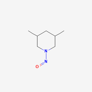 molecular formula C7H14N2O B14156003 3,5-Dimethyl-1-nitrosopiperidine CAS No. 78338-32-6