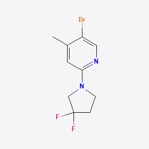 5-Bromo-2-(3,3-difluoropyrrolidin-1-yl)-4-methylpyridine