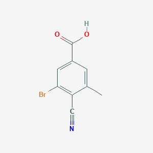 3-Bromo-4-cyano-5-methylbenzoic acid