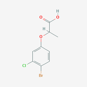 2-(4-Bromo-3-chlorophenoxy)propanoic acid