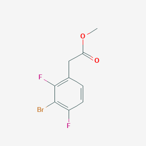 molecular formula C9H7BrF2O2 B1415618 Methyl 3-bromo-2,4-difluorophenylacetate CAS No. 1805538-07-1