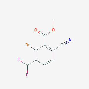Methyl 2-bromo-6-cyano-3-(difluoromethyl)benzoate