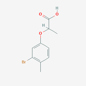 2-(3-Bromo-4-methylphenoxy)propanoic acid