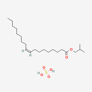 molecular formula C22H44O6S B14156345 Einecs 231-946-4 CAS No. 7779-99-9