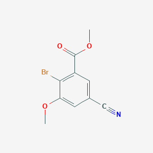 Methyl 2-bromo-5-cyano-3-methoxybenzoate