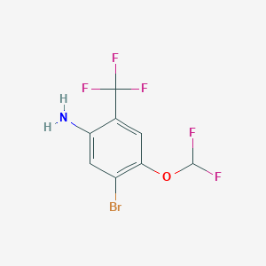 5-Bromo-4-difluoromethoxy-2-(trifluoromethyl)aniline