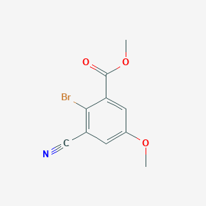 Methyl 2-bromo-3-cyano-5-methoxybenzoate