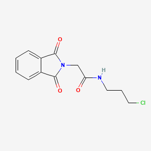 molecular formula C13H13ClN2O3 B14156520 N-(3-chloropropyl)-2-(1,3-dioxo-1,3-dihydro-2H-isoindol-2-yl)acetamide CAS No. 349610-88-4