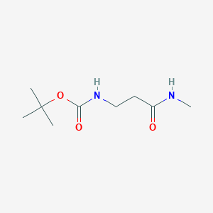 molecular formula C9H18N2O3 B141567 tert-butyl N-[2-(methylcarbamoyl)ethyl]carbamate CAS No. 154656-94-7